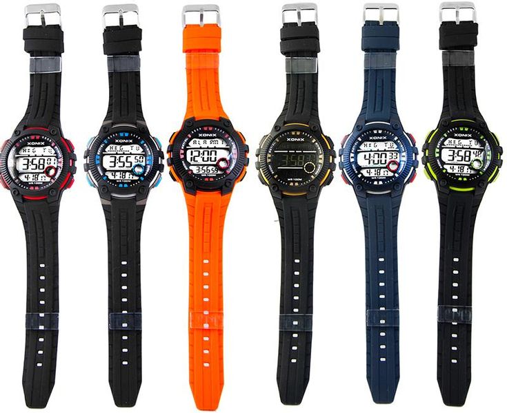 Xonix Elektroniczny zegarek męski, czas światowy dla 24 stref, wielofunkcyjny, podświetlenie, WR 100M na Arena.pl