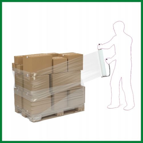 STRECZ folia 3kg CZARNA 2,7kg netto folii 23mic x1 na Arena.pl