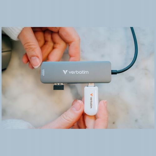 Hub USB Verbatim USB-C Essentials Multiport Hub 4 Port na Arena.pl