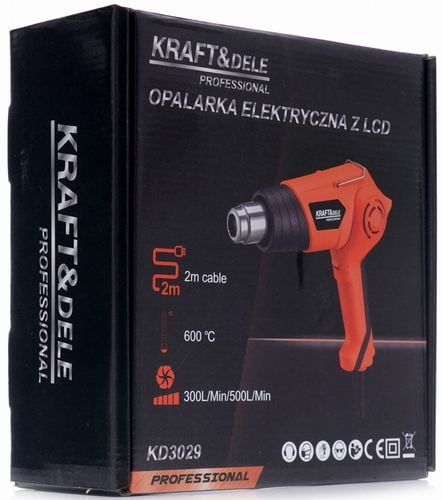 Opalarka Elektryczna z LCD 2000W KD3029 na Arena.pl