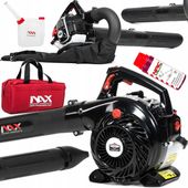 SPALINOWA DMUCHAWA ODKURZACZ LIŚCI + DOZOWNIK, OLEJ, RĘKAWICZKI GRATIS