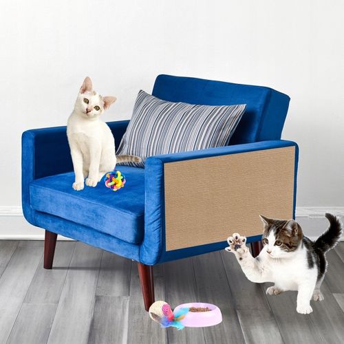 Samoprzylepna MATA DO DRAPANIA na kanapę meble dla kotów ochrona 100x40 na Arena.pl