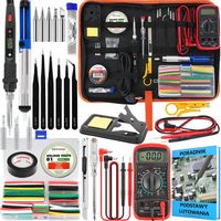 LUTOWNICA PRECYZYJNA KOLBOWA S801A 80W REGULACJA TEMPERATURY ZESTAW 29w1