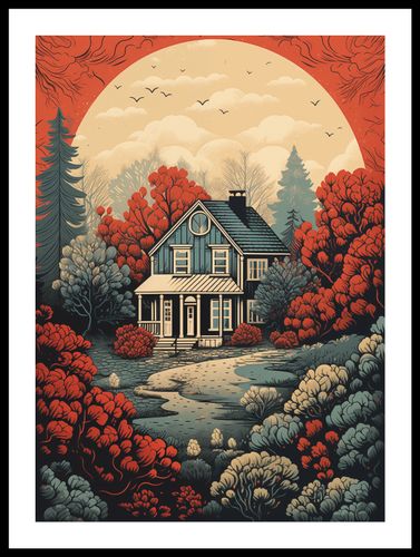 Plakat 39,5x55cm Idylla Rustykalna na Arena.pl