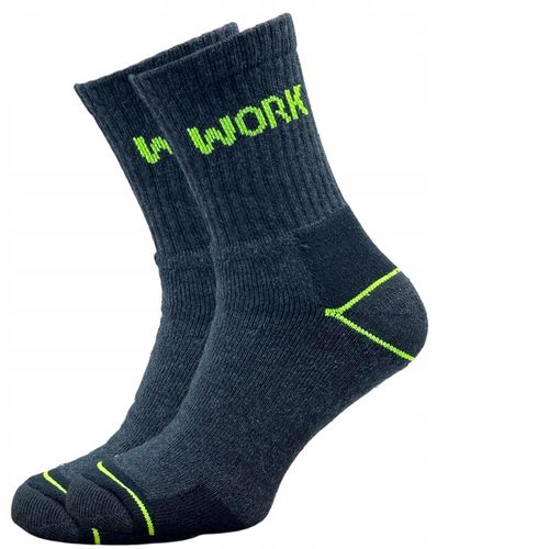 9 PAR skarpety ROBOCZE ULTRA MOCNE skarpetki BHP WORK GRUBE FROTA 43-46 na Arena.pl