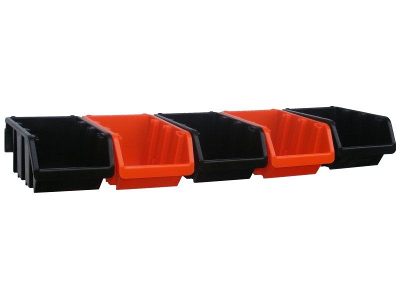 5 X POJEMNIK magazynowy NP8 + listwa metalowa zdjęcie 1