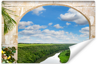 Fototapeta Widok z Kamiennego Muru KRAJOBRAZ Efekt 3D 90cm x 60cm