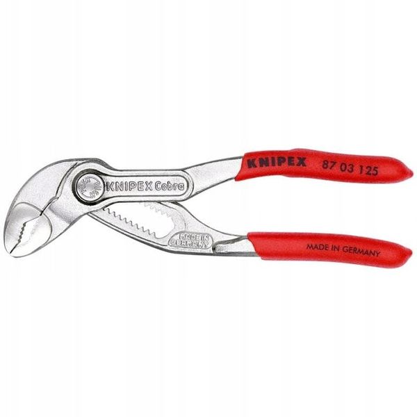 KNIPEX SZCZYPCE NASTAWNE DO RUR COBRA 87 03 125 zdjęcie 2