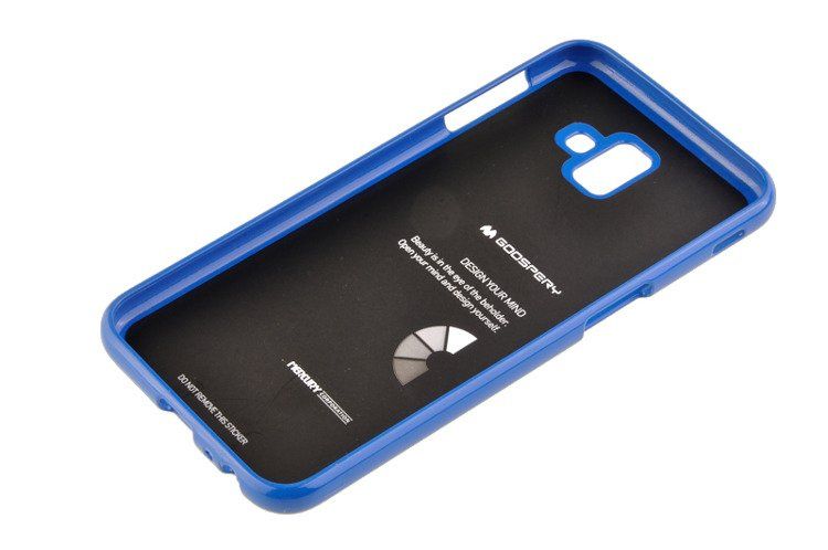 Etui Mercury Goospery Jelly Case do SAMSUNG GALAXY J6+ / J6 Plus niebieski zdjęcie 3