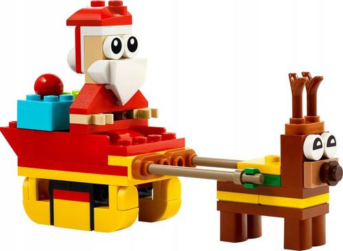 LEGO CREATOR 30670 PRZEJAŻDŻKA SANIAMI MIKOŁAJA + BAŁWAN+ ŚWIĄTECZNY POCIĄG na Arena.pl