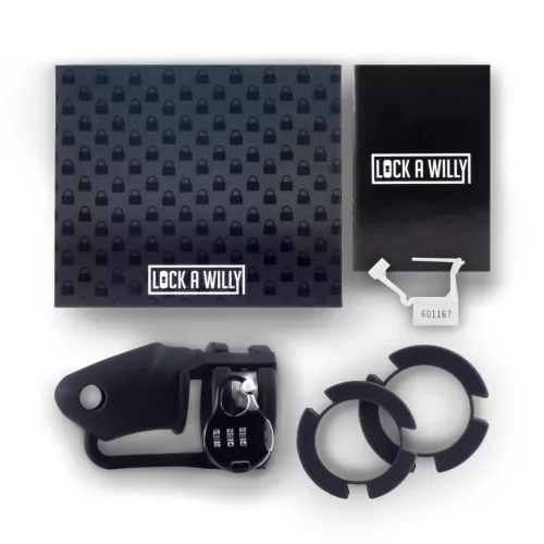 lock a willy - system zabezpieczający, regulowany, zestaw z kłodką na Arena.pl