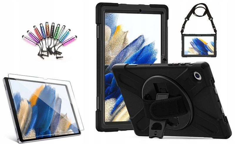 ETUI DO SAMSUNG GALAXY TAB A8 10.5 X200 X205 SZKŁO zdjęcie 1
