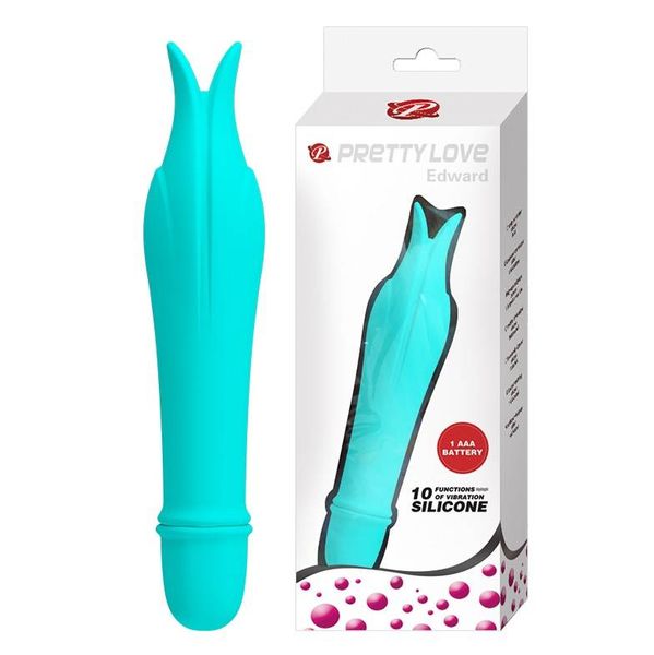 Niebieski Mały Wibrator Silikonowy - Pretty Love Edward zdjęcie 1