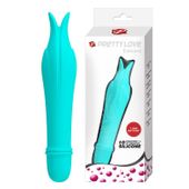 Niebieski Mały Wibrator Silikonowy - Pretty Love Edward