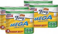 Papier toaletowy FOXY MEGA DŁUGI 4 rolki x4