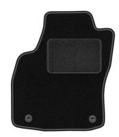 Dywanik kierowcy welurowy Opel Astra H 2003-2010 czarny LUX