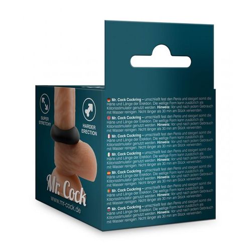 mr. cock polygon silicone cockring black na Arena.pl