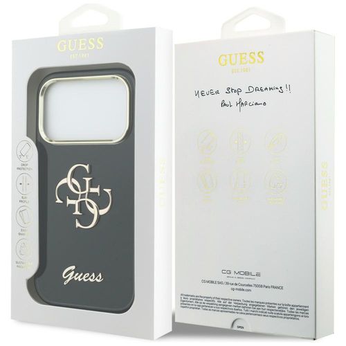 etui guess iml 4g script metal do iphone 17 pro czarny na Arena.pl