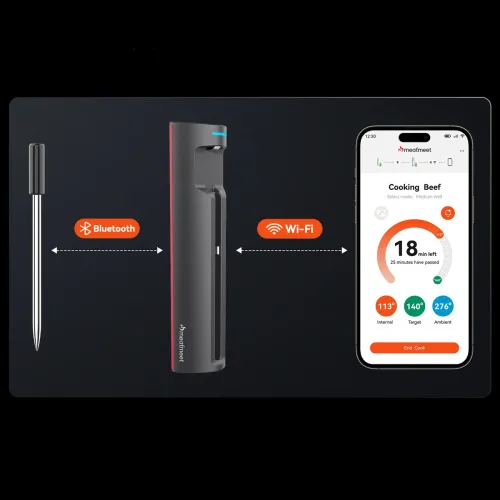 termometr kuchenny meatmeet pro smart aplikacja bluetooth grill na Arena.pl