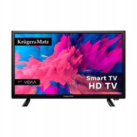 Telewizor 24'' Kruger&Matz HD SMART TV VIDAA 3xHDMI 2xUSB DVB-T2 H.265 HEVC