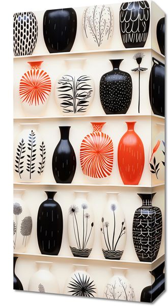 Obraz 30x60cm Gliniana Harmonia zdjęcie 1