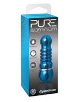 PURE ALUMINIUM Small Blue Mini wibrator