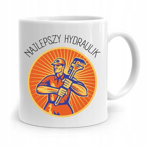 Kubek Prezent Dla Hydraulika Najlepszy Hydraulik Z Nadrukiem Ze Zdjęciem na Arena.pl