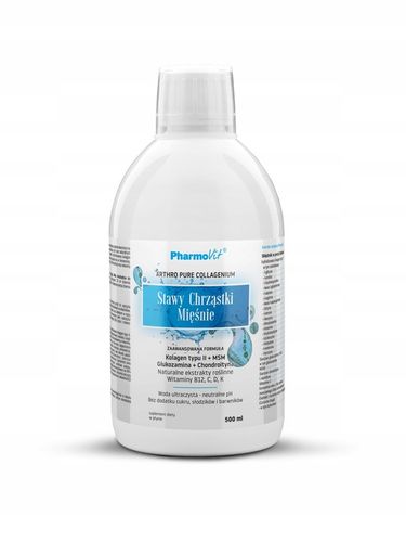 Pharmovit Kolagen Stawy Chrząstki Mięśnie płyn 500 ml MSM Glukozamina na Arena.pl