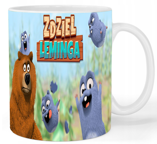 Kubek ceramiczny Grizzy i Lemingi zdjęcie 1