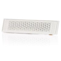 Odblask przyklejany biały prostokątny 126x34 (163)