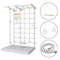 Drabinka gimnastyczna Next-5 Max 220 cm z talerz-huśtawką i materacem CE