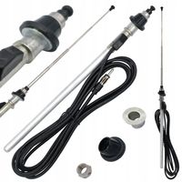 TELESKOPOWA ANTENA samochodowa do VW T4 Golf II 2 przewód 290cm maszt 91cm