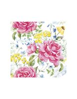 SERWETKI MAKI POL-MAK 33X33 CM RÓŻE I POLNE KWIATY