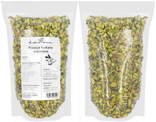 PISTACJE NIESOLONE ŁUSKANE 250g BEZ SOLI BEZ ŁUPINY | KUCHNIA ZDROWIA na Arena.pl
