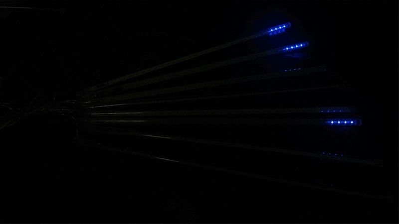 LAMPKI SOPLE METEORY SPADAJĄCY ŚNIEG 50CM MULTIKOL zdjęcie 9