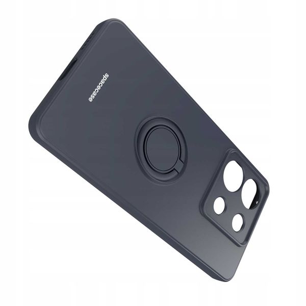 Spacecase Silicone Ring Poco X6 / Rm Note 13 Pro 5G Black zdjęcie 7