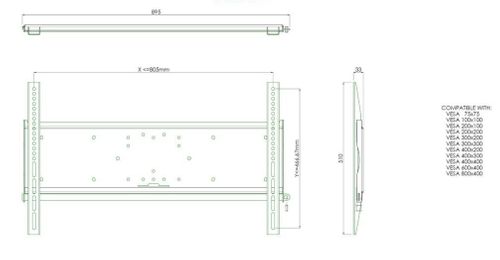 MD 052B2000 UCHWYT LFD VESA na Arena.pl