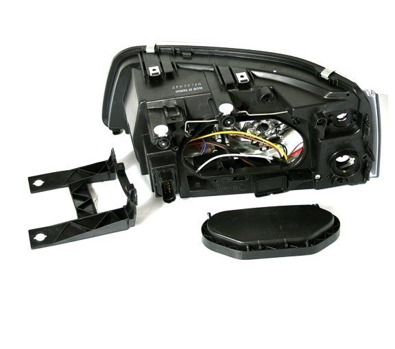 Lampy Reflektory VW T5 03-09 BLACK H7/H1 DEPO zdjęcie 2