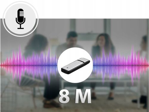 MINI DYKTAFON SZPIEGOWSKI PODSŁUCH PENDRIVE DYSKRETNY REJESTRATOR USB 32GB na Arena.pl