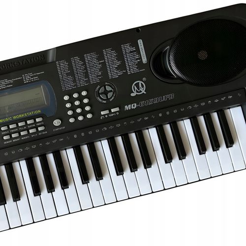 KEYBOARD ORGANY PIANINO DLA DZIECI DO NAUKI 61KL USB FM Bluetooth+ MIKROFON na Arena.pl