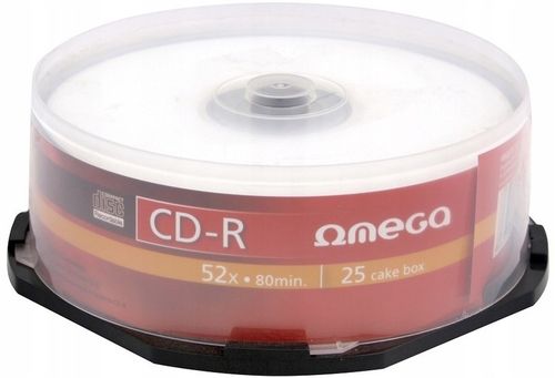 Płyta CD-R jednokr zapis 700 MB cake box 25szt x6 na Arena.pl