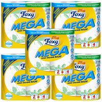 Ręcznik Papierowy kuchenny FOXY Mega 10 rolek Mocny chłonny wydajny długi