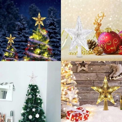 Czubek Na Choinkę Z 31 LED Czubek W Kształcie Gwiazdy, Lampki Choinkowe na Arena.pl