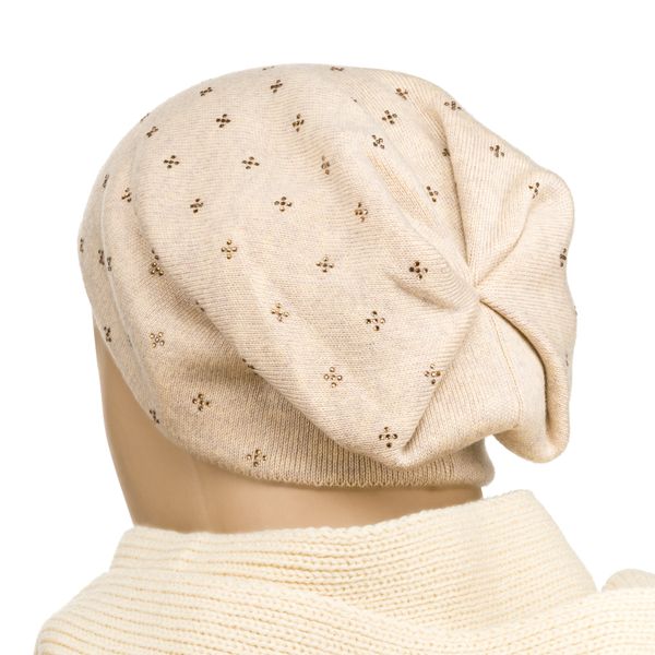 czapka ptn hat-04-7606 beige zdjęcie 4