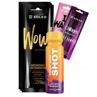 Soleo Wow! 3x15ml Utra Bronzer Do Opalania + Gratisy