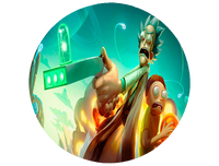 Opłatek na tort Rick i Morty