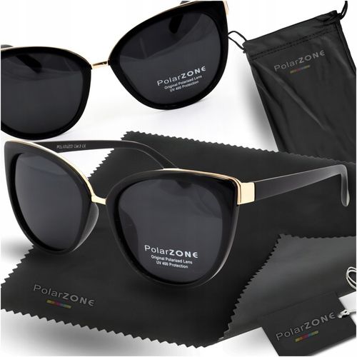 Okulary Przeciwsłoneczne Damskie KOCIE z Polaryzacją filtrem UV400 + GRATIS na Arena.pl