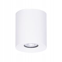 Lampa sufitowa spot tuba okrągła biała Kaja