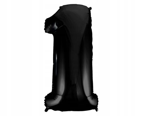#Bfc54 Balon Foliowy B&C Cyfra 1 Czarna, 92 Cm Aa na Arena.pl