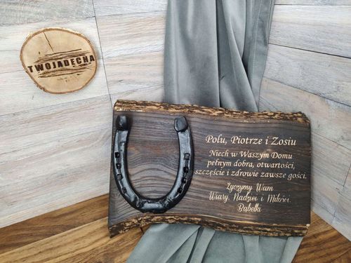 Oryginalny prezent na szczęście podkowa nowy dom na Arena.pl